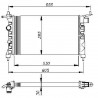  Radiateur Eau CORSA B.TIGRA. 1.2-1.6.M.-AC.pour 4cyl. 