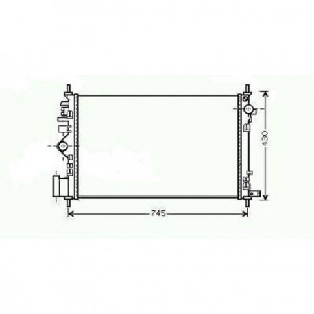 Radiateur refroidissement du moteur Opel Insignia apres 2008