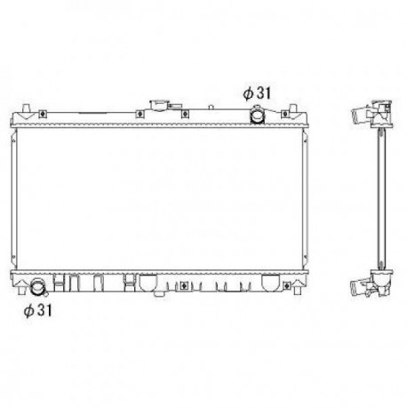 Radiateur refroidissement du moteur Mazda MX 5 98-05