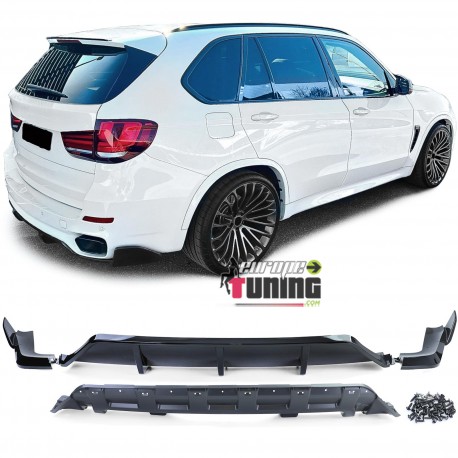 DIFFUSEUR SPORT PERFORMANCE NOIR POUR BMW X5 F15 PACK M 2013-2018 (05781)