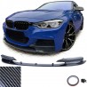 LAME BECQUET SPOILER AVANT CARBONE LOOK BMW SERIE 3 F30 F31 PACK M (05618)