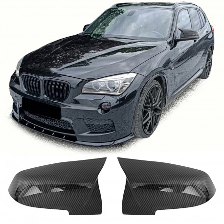 COQUES DE RETROVISEURS LOOK CARBONE LIGNE PACK M POUR BMW X1 E84 (05998)