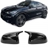 COQUES DE RETROVISEURS NOIR BRILLANT LIGNE PACK M POUR BMW X5 G05 X6 G06 X7 G07 (06009)