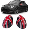 COUVRES COQUES RETROVISEURS NOIR ROUGE MINI COOPER F54 F55 F56 F57 13-18 (06022)