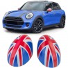 COUVRES COQUES RETROVISEURS BLEU BLANC ROUGE ROUGE MINI COOPER F54 F55 F56 F57 13-18 (06023)