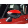 COUVRES COQUES RETROVISEURS NOIR ROUGE ROUGE MINI COOPER F54 F55 F56 F57 13-18 (06025)