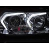 PHARES FEUX AVANTS ANGEL EYES CELIS BMW SERIE 3 E90 & E91 PHASES 1 05-08 (06061)